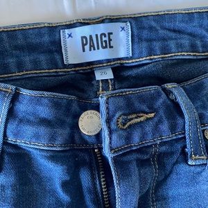 Paige blue jeans size 26